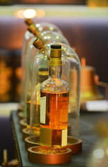 Glass flasks for vapers. Vaping whiskey. Evaporator of whiskey for the use of the drink in the form of smoke.