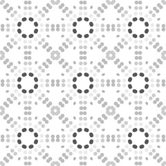 Seamless abstract pattern background with a variety of colored circles.