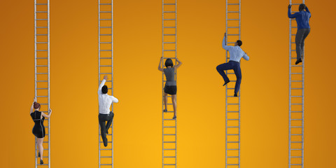 Climbing the Corporate Ladder 3D Model Render