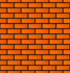 Obraz premium Seamless brick wall background. Brick pattern. Vector