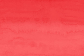 Red ink and watercolor textures on white paper background. Paint leaks and ombre effects. Hand painted abstract image.