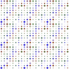 Abstract seamless pattern background with multicolored various rhombuses.