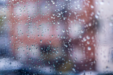rain drops on the window