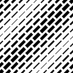 Vector texture with rectangles. Geometric monochrome seamless pattern.