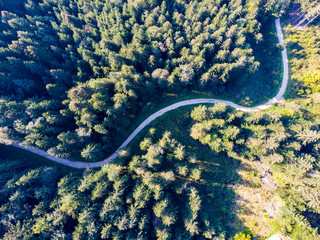 Drones photo at mountains