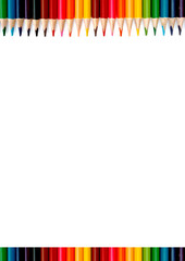 Color Pencil Writing Pad Title Letter