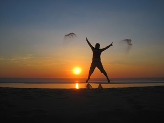 Sunset at Dune du Pilat, France