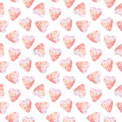 heart shaped gingerbread pattern