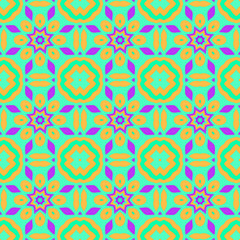 Seamless background pattern with a variety of multicolored lines.