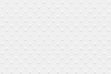 White horizontal background with dots. Vector seamless texture.