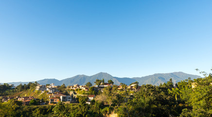 View of Caracas city, Venezuela's capital, on a sunny day