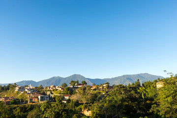 Fototapeta na wymiar View of Caracas city, Venezuela's capital, on a sunny day