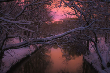 Winter river