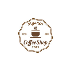 Coffee shop vintage logo design inspiration