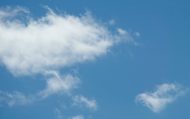 Beautiful day! Blue sky with some clouds