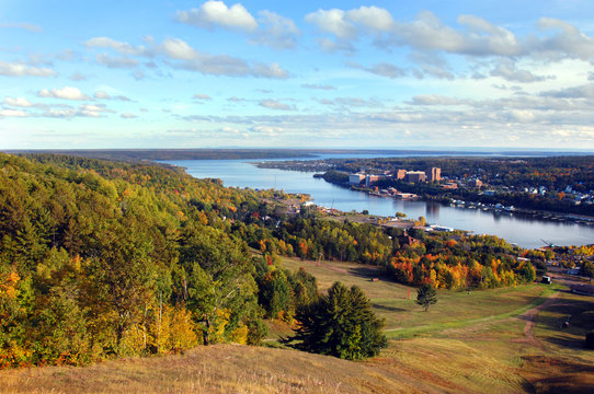 High Angle View of Michigan Tech University