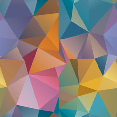 Obraz premium seamless polygonal geometric pattern
