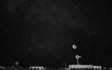 Nigth moon stars © hernan