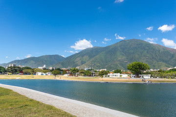 Beautiful View with Avila Mountain in Caracas Venezuela