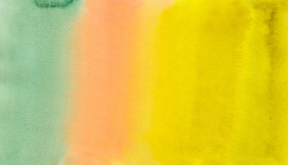 Watercolor ombre stripes background, for bright design text and tag,branding. color like yellow, orange, peach, red, pink, magenta, purple, violet, blue, turquoise, green, emerald, taupe, rainbow