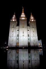 Salt Lake City Utah, Mormon Temple