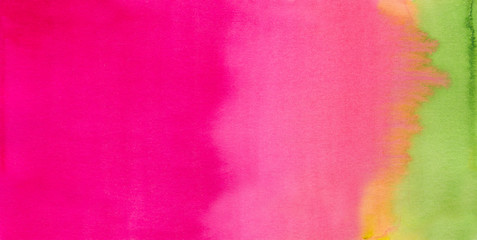 Watercolor ombre stripes background, for bright design text and tag,branding. color like yellow, orange, peach, red, pink, magenta, purple, violet, blue, turquoise, green, emerald, taupe, rainbow