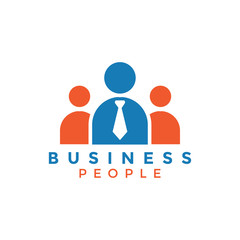 Business people logo icon element design template