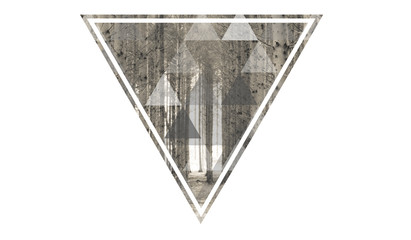 Dreieck im Wald
