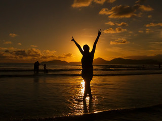 Fototapeta premium Por do Sol