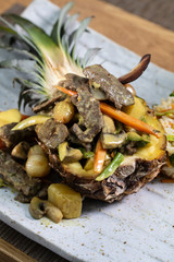 meat dish served