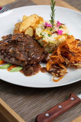 meat dish served
