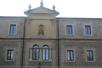 Fototapeta na wymiar El Monasterio de Santa María de Bujedo de Candepajares,burgos,castilla y leon,españa,hermanos la salle 