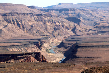 sensational view of the Fish River Canyon the second largest canyon in the world - Namibia Africa