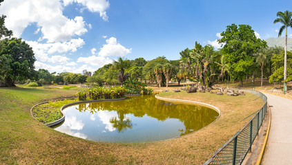 Panoramic View at east park in Caracas, Venezuela