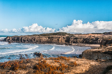 schöne Küste in Portugal Algarven Lagos Urlaub Sommerziel 2019