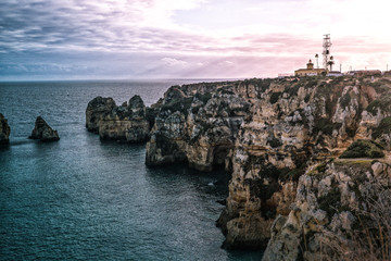 schöne Küste in Portugal Algarven Lagos Urlaub Sommerziel 2019