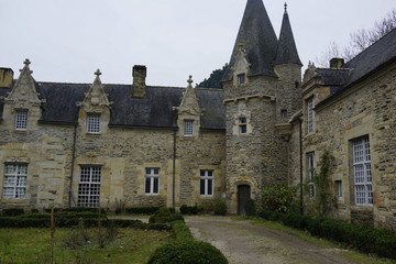 Fototapeta na wymiar Rochefort-en-Terre. Beautiful village of Brittany's . France