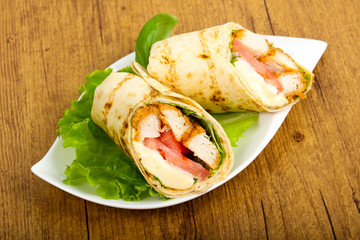 Chicken bread roll
