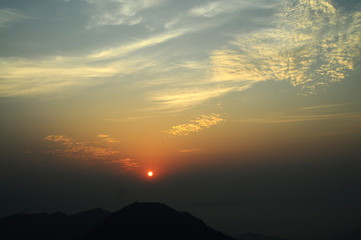 Sunrise in Hong Kong