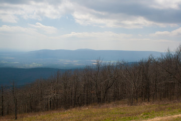 Arkansas Ouachita Mountains Seen From the Talimena Drive