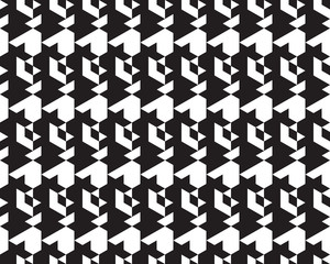Seamless  monochrome  polygonal black  patterns