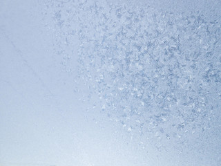 a picture of a frost on the windowpane