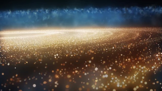 4K space galaxy particles motion background