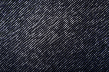 Fototapeta na wymiar background or texture of dark blue natural leather closeup
