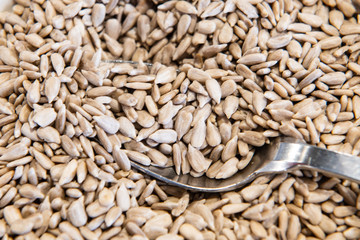 Sunflower seeds seeds full frame background