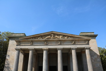 Memorial Neue Wache with eternal flame in Berlin, Germany