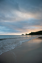Blue sky Hawaiian sunrise