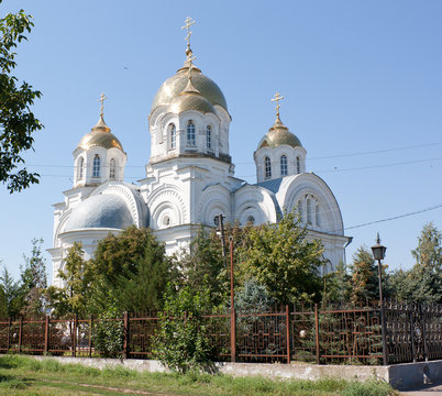 Holy ascension Church.Plastunovskaya stanitsa in Krasnodar Krai. Russia