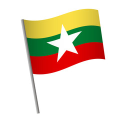 Burma flag icon