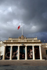 Naklejka premium Hauptwache, dawna wartownia Pałacu Wielkiego Mistrza